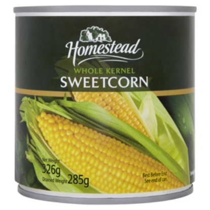 Picture of Homestead Sweetcorn 326g x12  